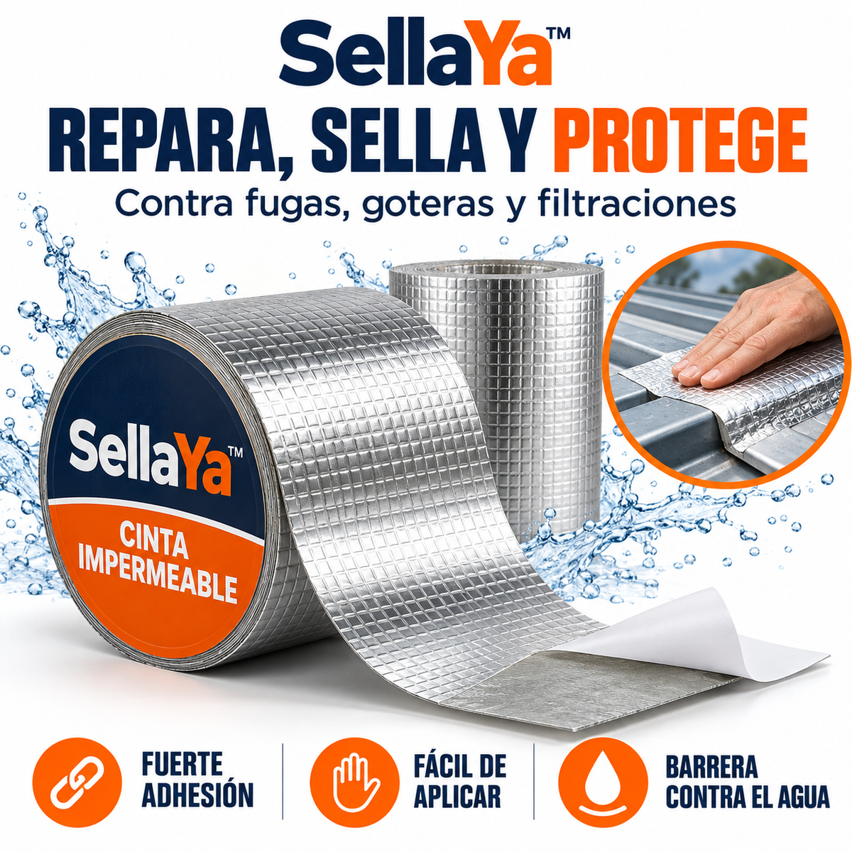 SellaYa™ | Cinta impermeable ultraadhesiva
